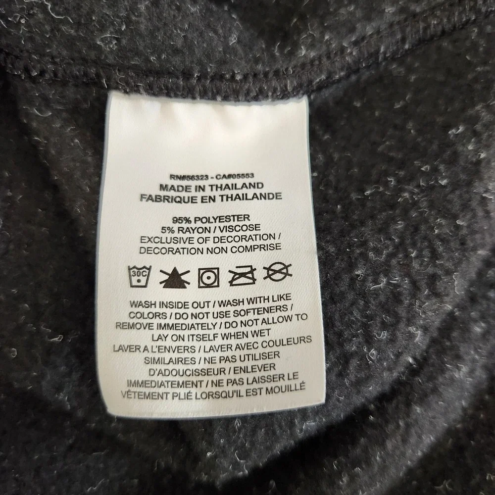 Nike Women Dark Grey Cowl Neck Therma-FIT Fleece Pullover Sweatshirt Medium
